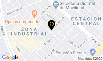 Mapa de Bombas Hydral Ltda. en Bogotá D.C