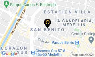 Mapa de Bombas Y Bobinados en Medellín