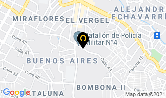 Mapa de Bomberos Medellin en Medellín