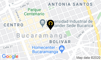 Mapa de Bomberos Voluntarios en Bucaramanga