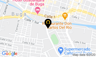 Mapa de Bomberos Voluntarios Buga en Guadalajara de Buga