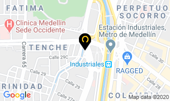 Mapa de Bomberotex S.a.s en Medellín