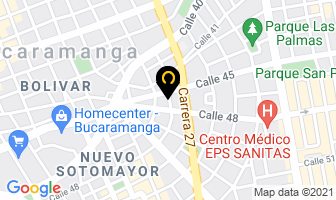 Mapa de Bonanza en Bucaramanga