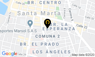 Mapa de Bonett Ospino Misael en Santa Marta