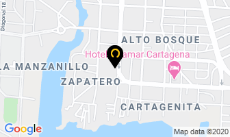 Mapa de Bongas - Comvelmar S.A. en Cartagena