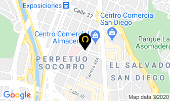 Mapa de Borda Jeans en Medellín