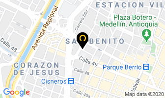 Mapa de Bordadora Uni Elite en Medellín
