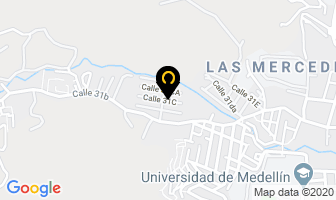 Mapa de Bordados Dizar en Medellín