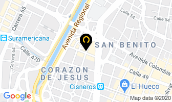 Mapa de Bordados Quake en Medellín