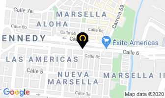Mapa de Bordados Universo Ltda. en Bogotá D.C