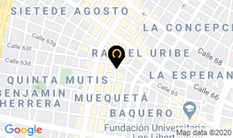 Mapa de Bordados Xtreme en Bogotá D.C