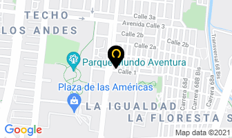 Mapa de Bordados Zaa en Bogotá D.C