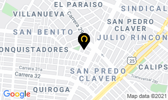 Mapa de Bordascreen Ltda. en Cali