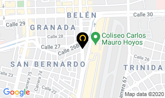 Mapa de Bossa Nova en Medellín