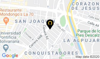 Mapa de Botero Abogados en Medellín