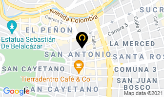 Mapa de Botero Hoyos Luis Guillermo en Cali