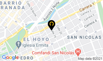 Mapa de Botero Publicidad en Cali