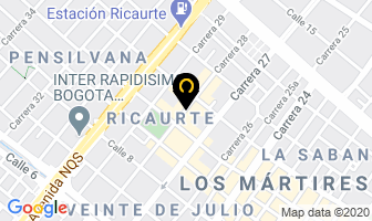Mapa de Botones Publicitarios Zárate en Bogotá D.C