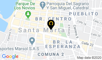 Mapa de Boutique Apache en Santa Marta