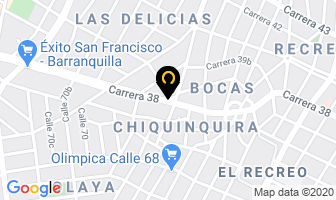 Mapa de Boutique Elegant en Barranquilla