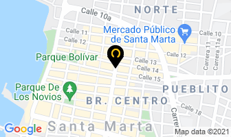 Mapa de Boutique Ibis en Santa Marta