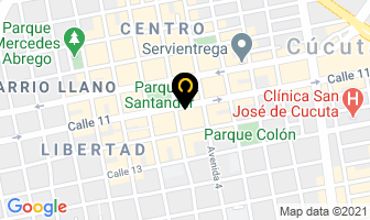 Mapa de Boutique Limón en Cúcuta