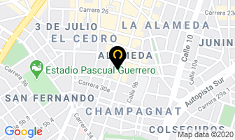Mapa de Boutique Mascotas Y Mascotas en Cali