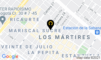 Mapa de Boutique Natalia en Bogotá D.C
