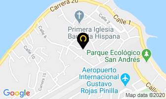 Mapa de Bowie Manuel Wardel en San Andrés
