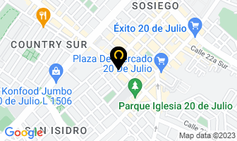 Mapa de Boyacá Tizas en Bogotá D.C