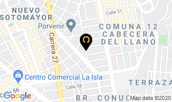 Mapa de B.p. Constructores S.a. en Bucaramanga