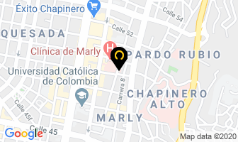 Mapa de Braquiterapia Marly en Bogotá D.C