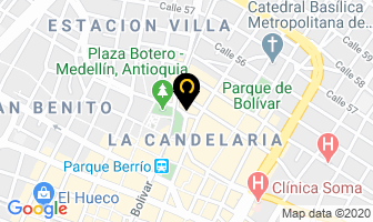 Mapa de Bravizzimos en Medellín