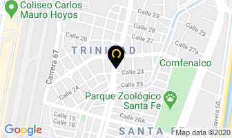 Mapa de Bridgestone Firestone en Medellín