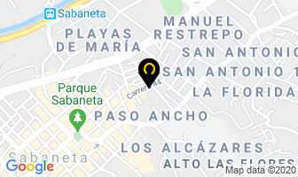 Mapa de Brillo Y Pinturas en Medellín