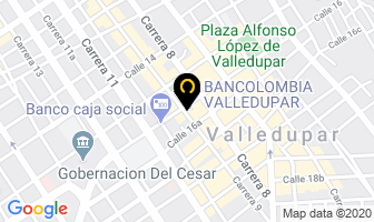 Mapa de Brinks De Colombia S.a. en Valledupar