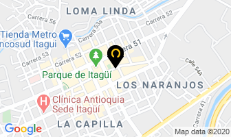 Mapa de Broadway Casino en Itaguí
