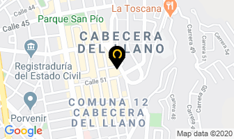 Mapa de Broché en Bucaramanga