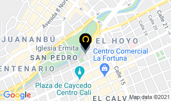 Mapa de Bromet Schunn Arnoldo en Cali