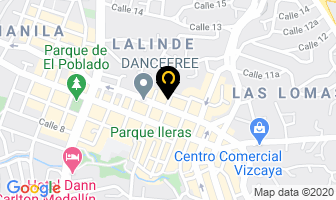 Mapa de Bronceado Natalia Arango en Medellín