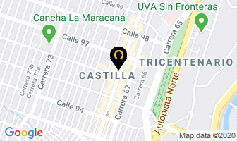 Mapa de Brosty Castilla en Medellín