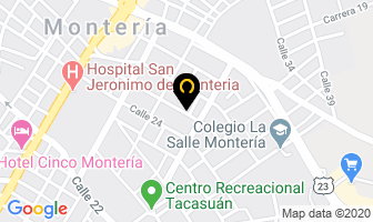 Mapa de Brunal González María Stella en Montería