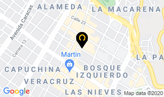 Mapa de Bu Banderas en Bogotá D.C