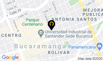 Mapa de Bucamotos. en Bucaramanga