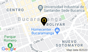 Mapa de Bucasystems en Bucaramanga