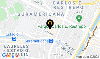 Mapa de Buckingham Jeans en Medellín