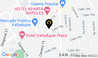 Mapa de Buena Vista Hotel en Valledupar