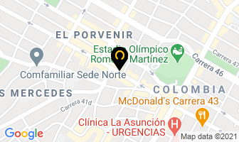 Mapa de Bufete Continental en Barranquilla