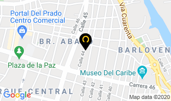 Mapa de Buffet C & C en Barranquilla