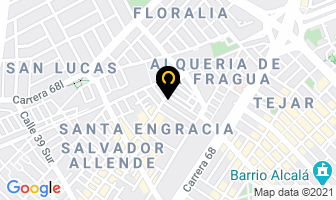 Mapa de Buitrago Rodríguez Reinaldo en Bogotá D.C